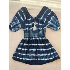 Jens Pirate Booty Tie Dye Mini Dress Baddiecore Mermaidcore